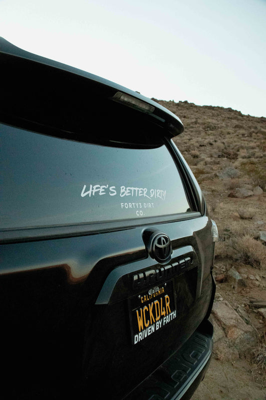 Life’s Better Dirty Large Banner