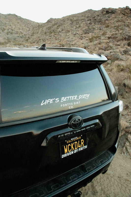 Life’s Better Dirty Large Banner